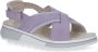 Caprice Platte sandalen voor vrouwen Purple Dames - Thumbnail 1