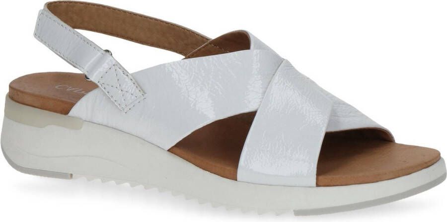 Caprice Flat Sandals White Dames - Foto 1