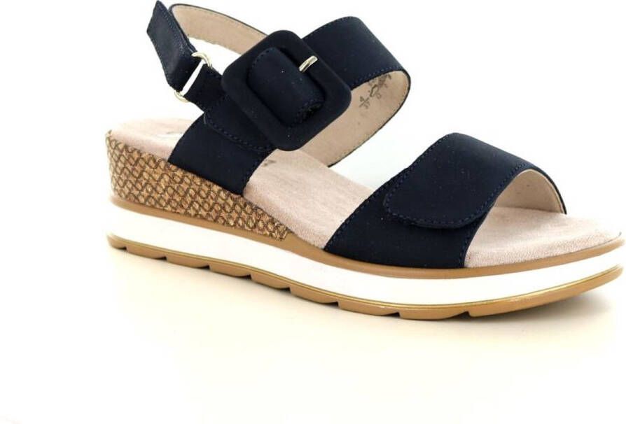 Caprice Sleehaksandaaltjes zomerschoen riem-sandaal in comfortabele breedte