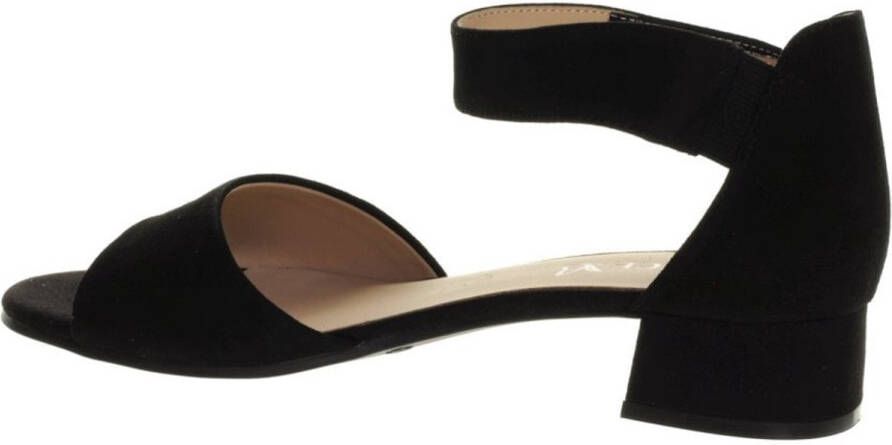 Caprice Elegant Low Heel Sandals Zwart Dames