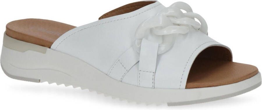 Caprice Slippers met modieuze sierketting