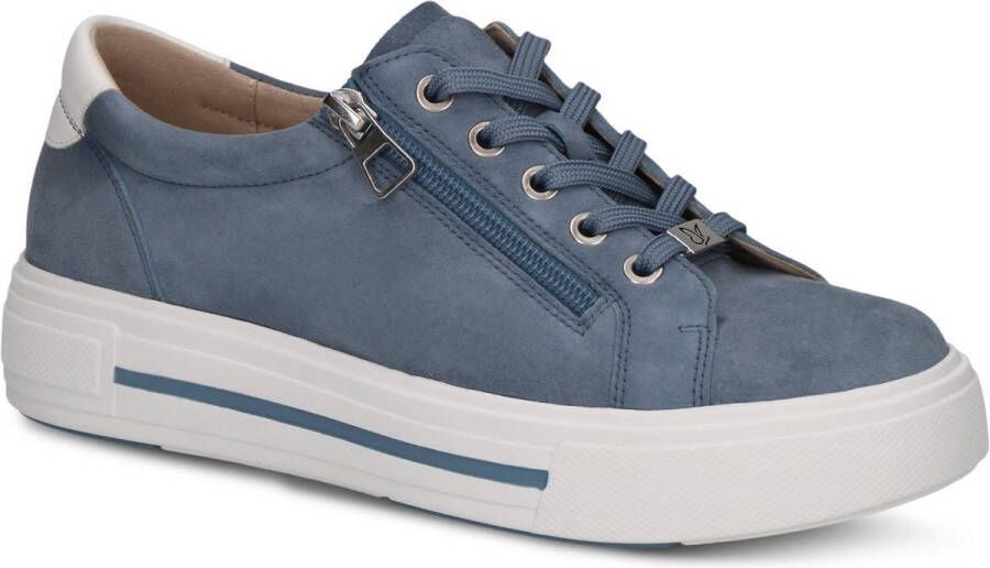 Caprice Plateausneakers vrijetijdsschoen lage schoen veterschoen met gevoerde schacht