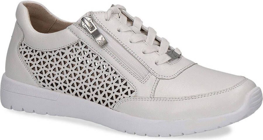 Caprice Witte Nappa Sneakers voor Vrouwen White Dames