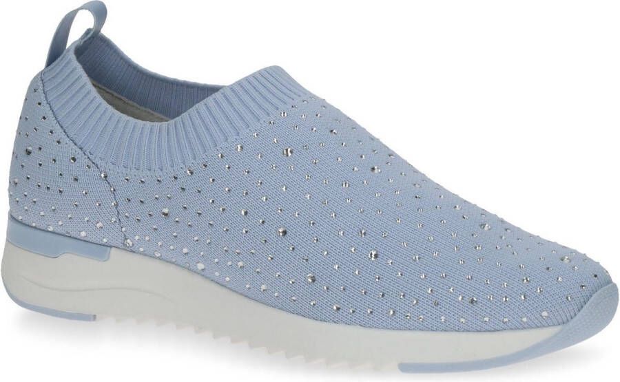 Caprice Slip-on sneakers met strassteentjes