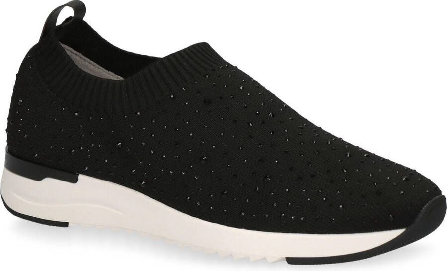 Caprice Slip-on sneakers met strassteentjes