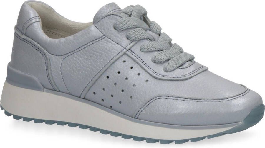 Caprice Witte Leren Sneakers voor Vrouwen White Dames