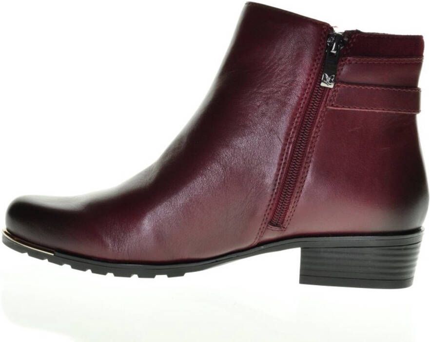 Caprice Enkellaarzen Dames Bordeaux