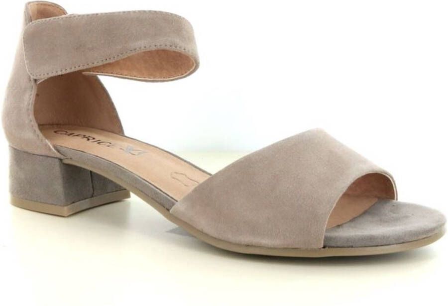 Caprice Nette sandaal Taupe suede