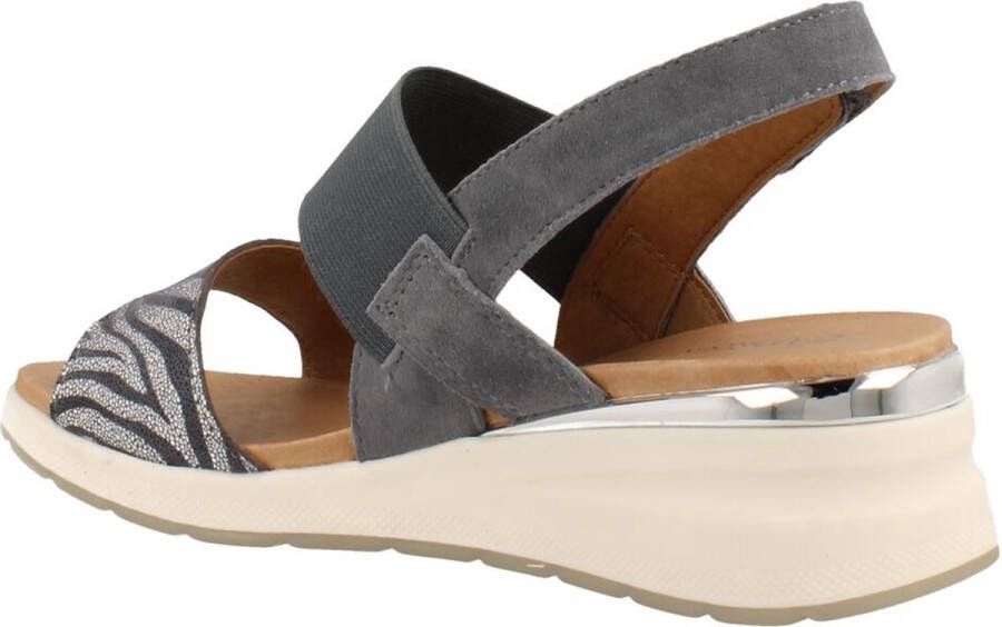 Caprice dames sandaal jeans metallix BLAUW - Foto 2