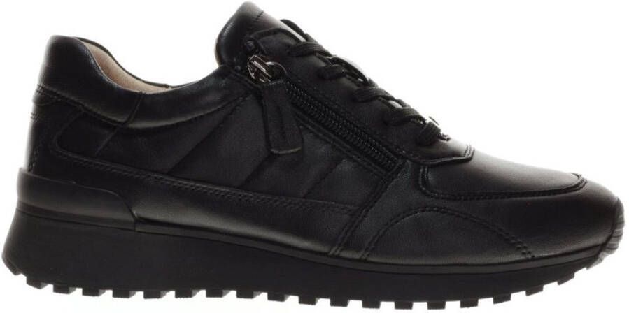 Caprice Zwarte Sneaker Comfort Leder