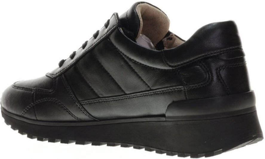 Caprice Zwarte Sneaker Comfort Leder