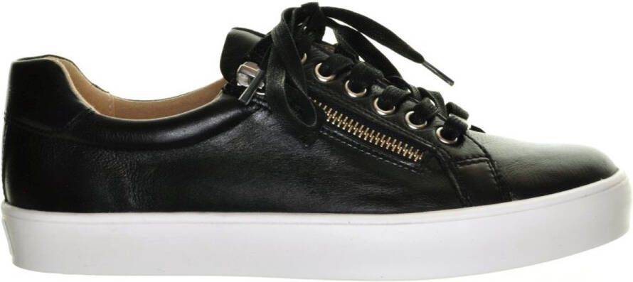Caprice Zwarte Sneaker Nappa