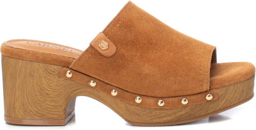 Carmela Stijlvolle Platte Sandalen Brown Dames