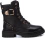 Carmela Leren gesp enkellaarzen Black Dames - Thumbnail 1