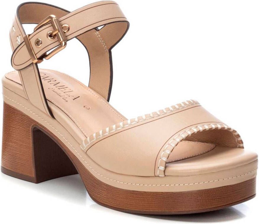 Carmela 162207 Hakken Sandalen Beige Vrouw