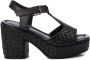 Carmela 162405 Sandaal ZWART - Thumbnail 1