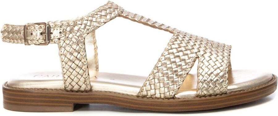 Carmela 16219902 Leather Sandalen Goud Vrouw