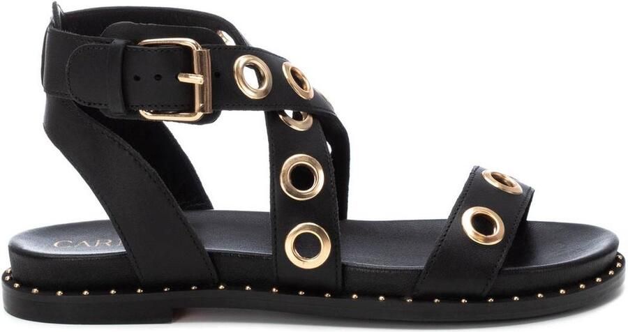 Carmela 16238901 Leather Sandalen Zwart Vrouw