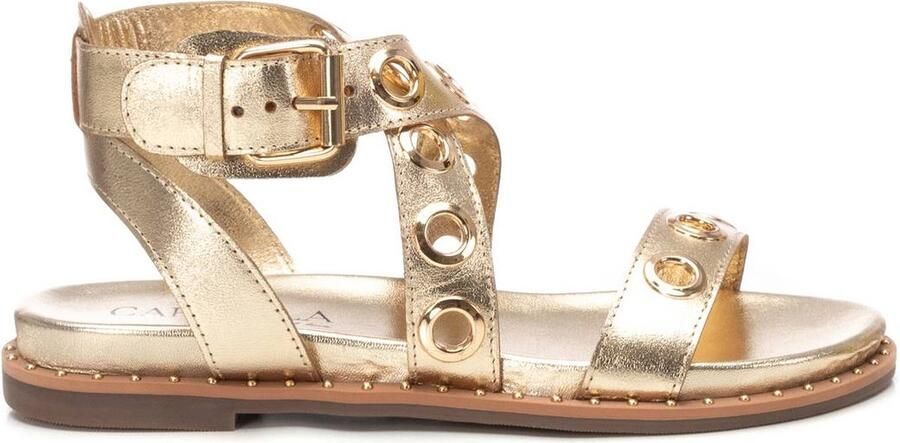 Carmela 16238902 Leather Sandalen Goud Vrouw