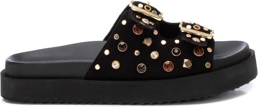 Carmela 16240102 Suede Sandalen Zwart Vrouw
