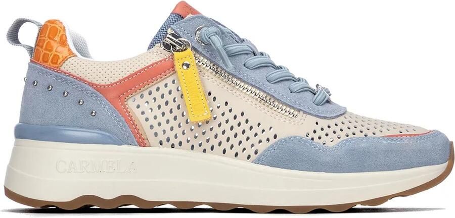 Carmela 163098 Schoenen Wit Blauw Vrouw