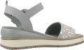 Carmela Sandalen met sleehak 163155c - Blauw