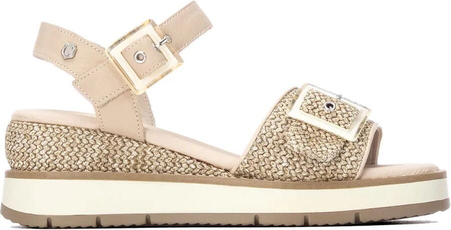 Carmela 163217 Wedgesandalen Beige Vrouw