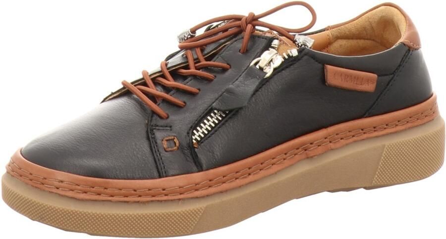 Carmela 67642 schwarz dames sneakers zwart