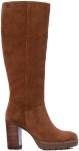Carmela Dames Laarzen Camel Cognac Suède C6795602