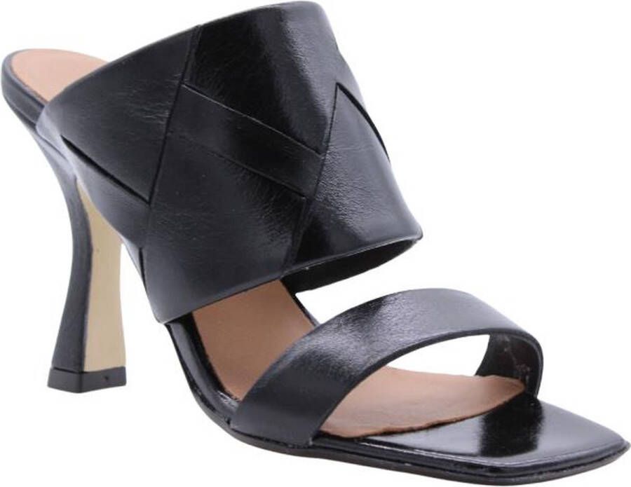 Carmens Heeled Mules Black Dames