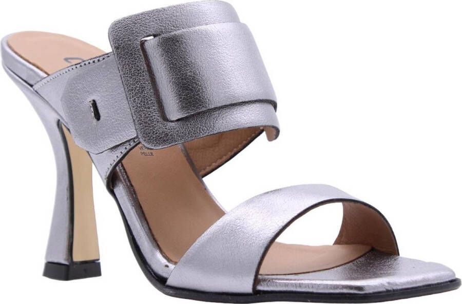 Carmens Stijlvolle hakken muiltjes Gray Dames