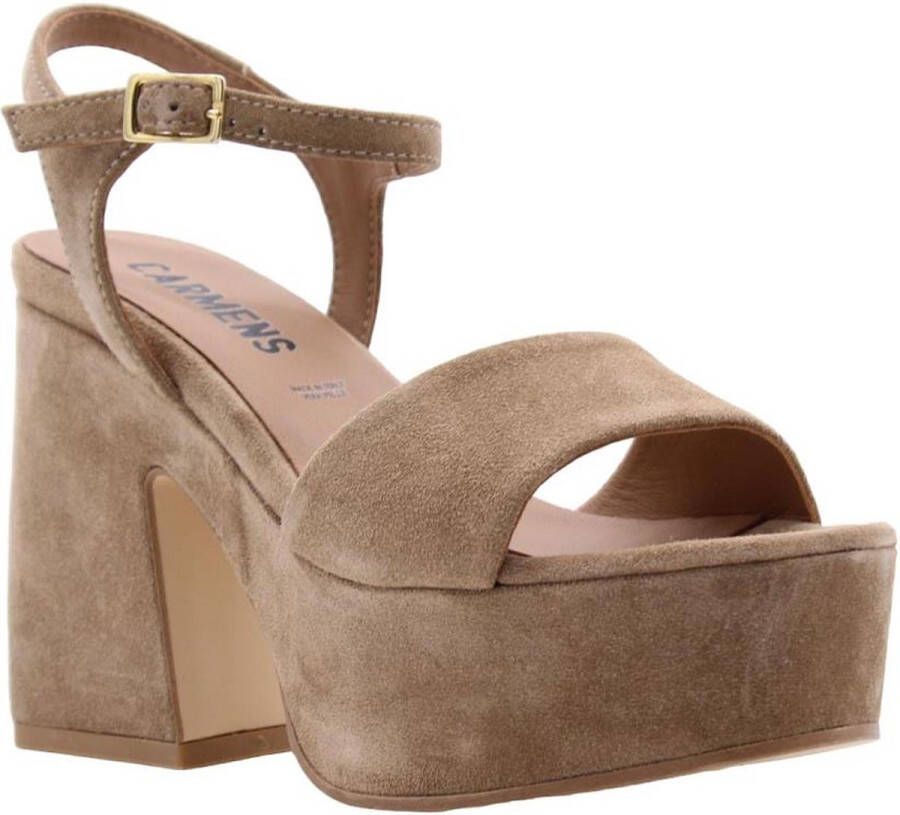 Carmens Stijlvolle hakken muiltjes Gray Dames