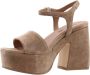 Carmens Rueda High Heel Sandalen Gray Dames - Thumbnail 1