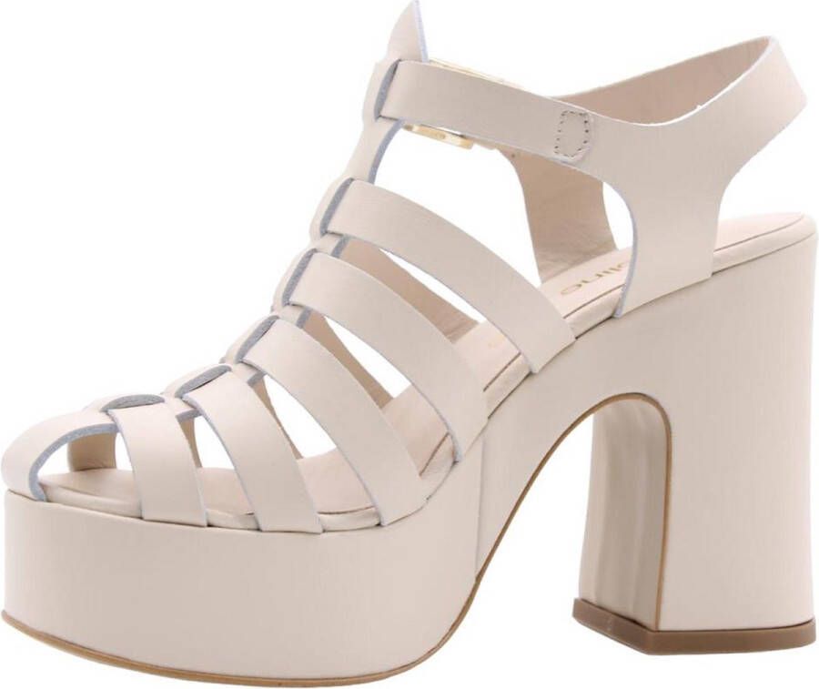 Caroline Biss Stijlvolle Sandaal met Dotje Beige Dames - Foto 4