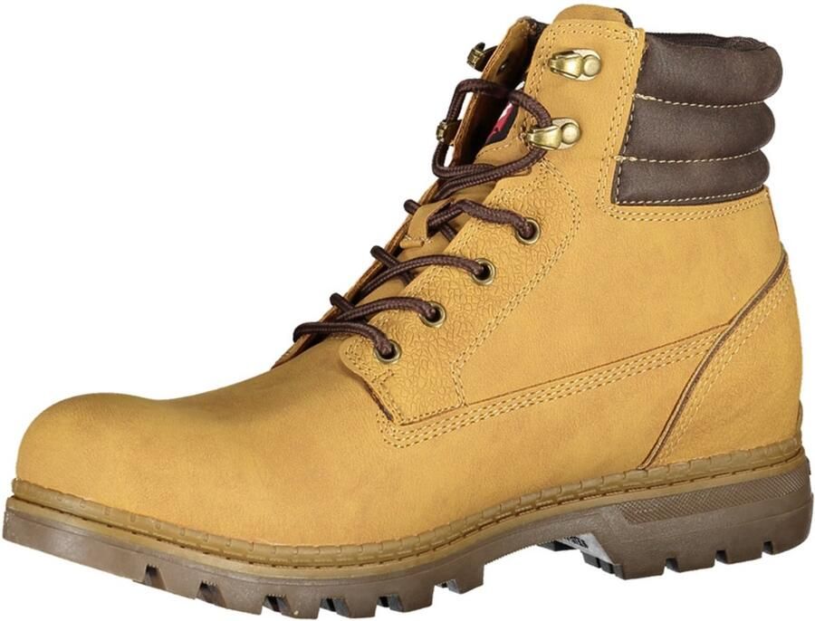 Carrera Gele Heren Veterschoen met Contrastdetails Yellow Heren