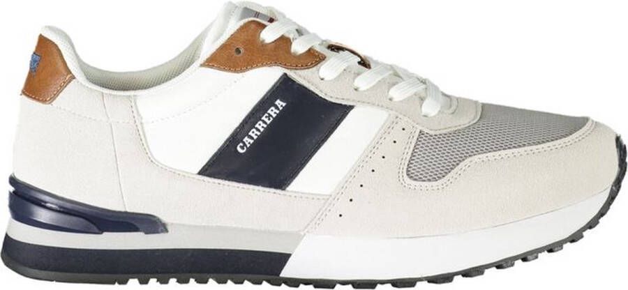 Carrera Witte Polyester Sneakers voor Mannen Multicolor Heren