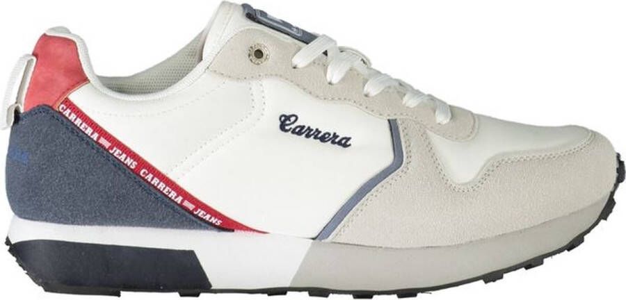 Carrera Witte Polyester Heren Sneaker Multicolor Heren