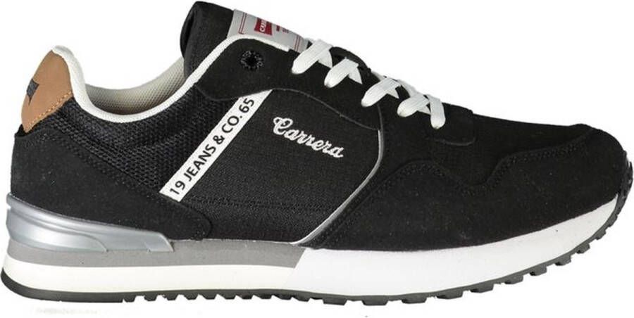 Carrera Polyester Sneaker Minimalistisch Design Comfortabele Pasvorm Black Heren
