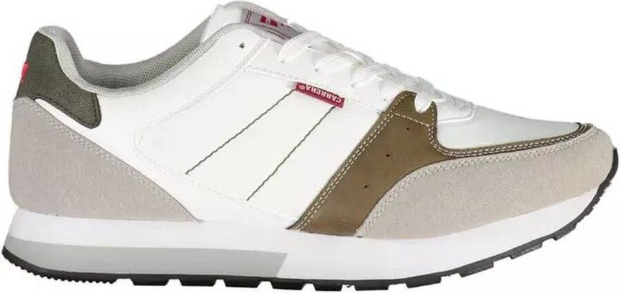 Carrera Witte Polyester Sneaker met Contrasterende Details Multicolor Heren