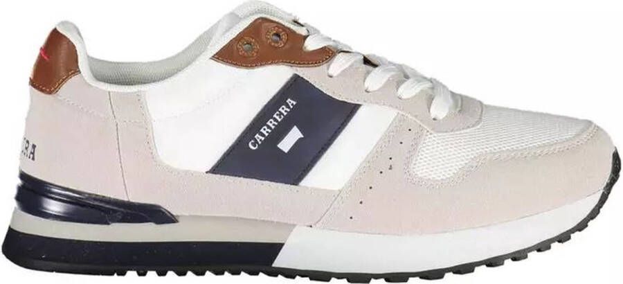 Carrera Polyester Sneaker Met Contrasterende Details En Logo