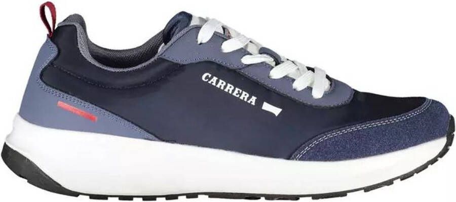 Carrera Polyester Sneaker Met Contrasterende Details En Logo