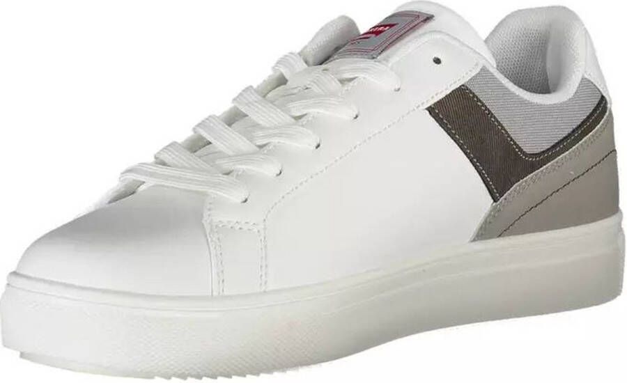 Carrera Witte Polyester Sneaker voor Heren met Contrasterende Details White Heren