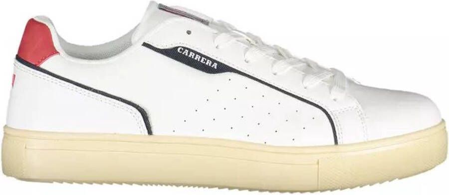 Carrera Witte Polyethyleen Sneaker met Contrasterende Details Meerkleurig Heren