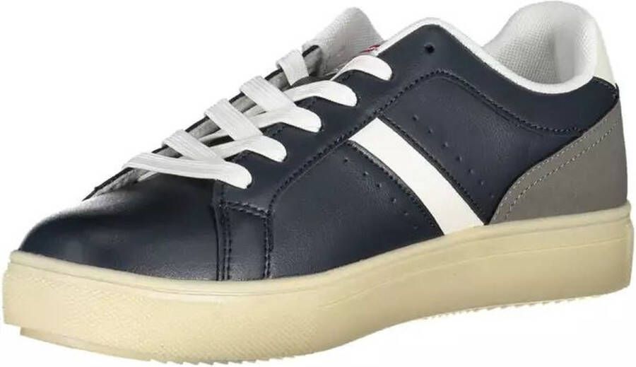 Carrera Blauwe Logo Sneaker met Contrasterende Details Blauw Heren