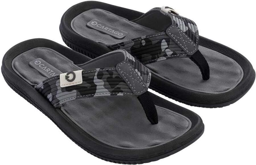 Cartago Dunas VI AD Heren Teenslippers Zwart