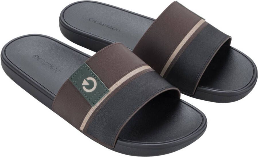 Cartago Dakar Slippers Heren synthetische slippers Brown