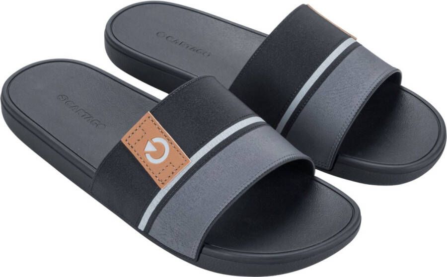 Cartago Dakar Slippers Heren synthetische slippers Grey