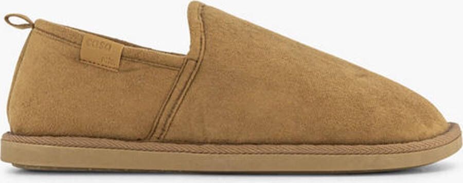 Casa mia Cognac pantoffels heren