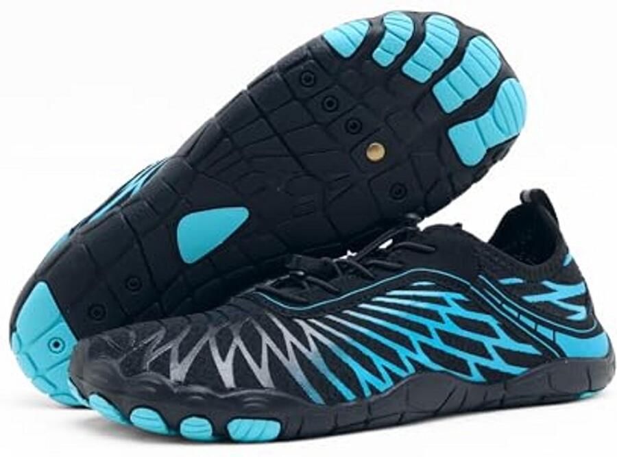 Casalora Barefoot Schoenen Waterschoenen Barefoot Schoenen Wandelschoenen Snel Drogend Aquaschoenen Ade d Antislip Zacht Lichtgewicht Fitness Schoenen Blauw 36-47