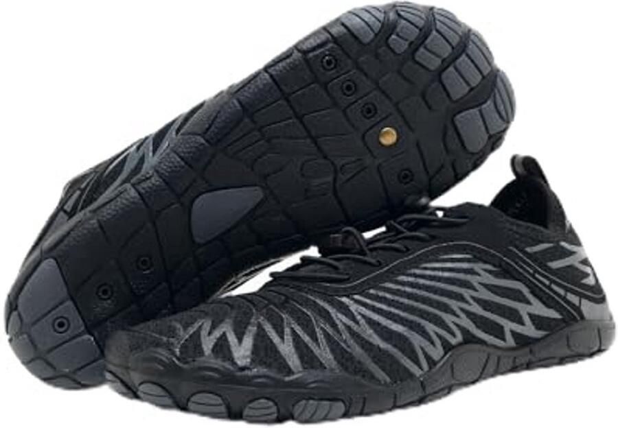 Casalora Barefoot Schoenen Waterschoenen Barefoot Schoenen Wandelschoenen Snel Drogend Aquaschoenen Ade d Antislip Zacht Lichtgewicht Fitness Schoenen Zwart 36-47
